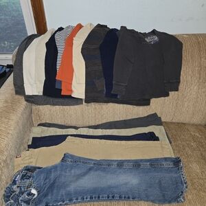 Winter Clothes Lot Size 5 Clothes 15 Pieces Chaps Old Navy Dickies Wrangler
